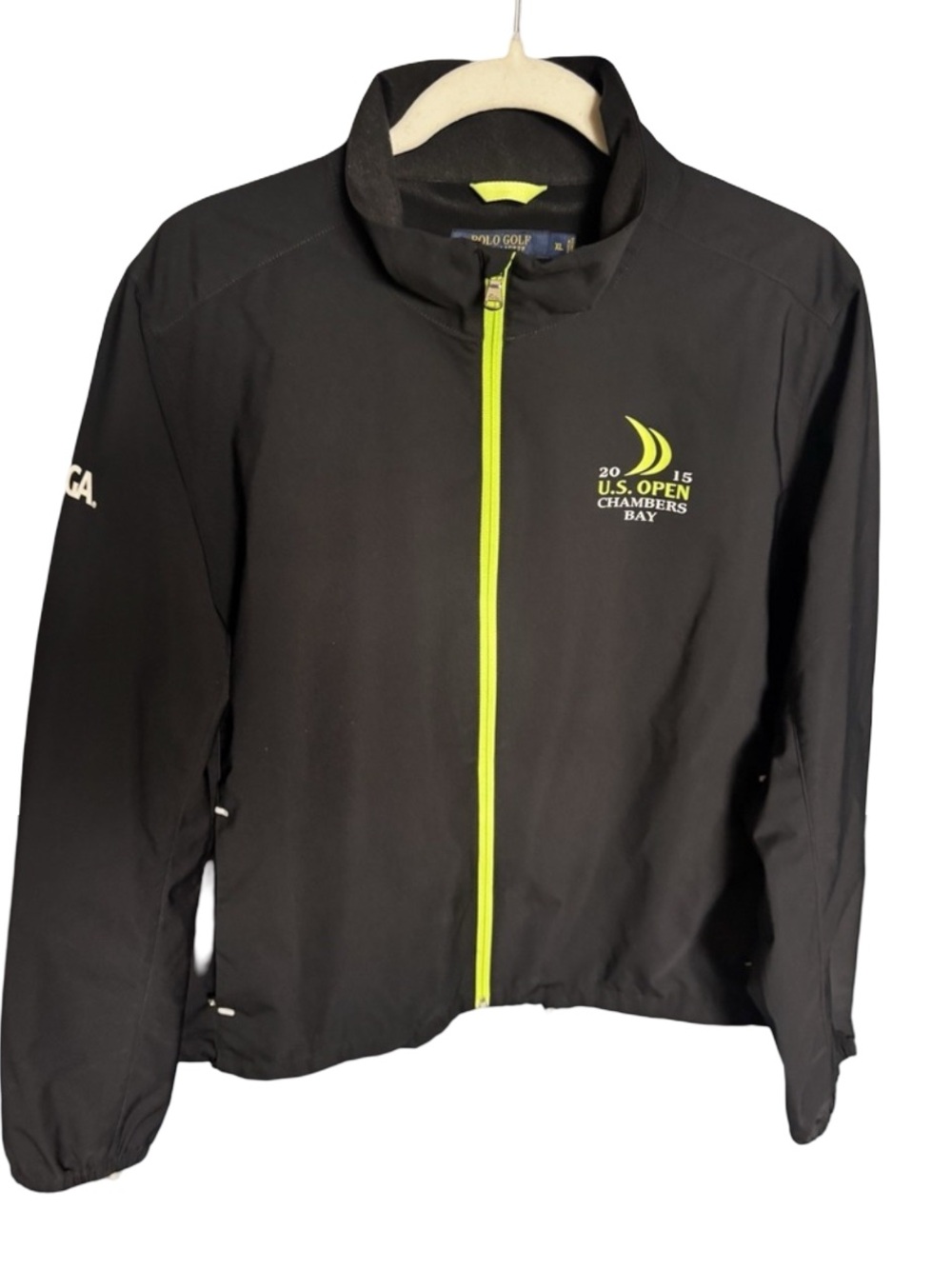 Polo Golf Ralph Lauren‎ Jacket Womens XL 2015 US Open Chambers Bay Windbreaker